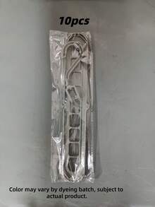 10/20件裝衣櫥收納架，宿舍必需品，宿舍專用多功能省空間收納掛架，9孔設計，適合衣櫥收納與整理，可掛洋裝、長褲、牛仔褲、鞋子、裙子 - 彩色 - 查看 17