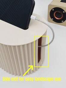 1個大容量桌面理線盒 電源排插收納盒 電線安全儲存 隱藏雜亂電線 2色可選 耐用塑料 通用於居家辦公室電腦桌客廳 電線收納理線器 易安裝 送禮佳品 - 彩色 - 查看 11