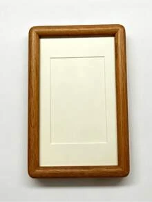 1PC High-End Mortise And Tenon Structure Solid Wood Photo Frame,Place Photo Frame Desktop Photo Frame Solid Wood Creative Photo Frame Frame Gifts Birthday Graduation - Multicolor - View 12