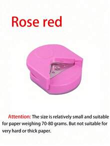 1Pc DIY Round Corner Cutter R4 Chamfering Cutter Cutting Tool Handmade Photo Paper Card Right Angle Pointed Arc Trimming Paper Cutter School Supplies - Multicolor - View 16