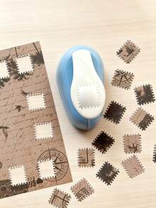 1-Piece Stamp Embosser, Stamp Bullet Journal Hole Punch, Creative DIY Embossing Tool, And A Supplies‑Collecting Tool For Your Planner. - blue - View 6