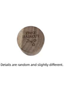 1PC Compact Natural Wood Baby First Hair Keepsake Box Portable Memory Holder For Newborn Parents Gift With Minimalist Design - multicolor - View 10
