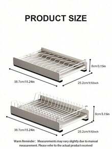 Pull-Out Cabinet Storage Rack, Suitable For Drawer Bowls Or Drying Racks Inside Kitchen Cabinets, Also Suitable For Pull-Out Storage Drawers Under Kitchen Sink - White - View 2