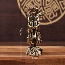 Brass Angel Statue Small Figurine House Home Office Indoor Tabletop Desktop Decoration - multicolor - View 14