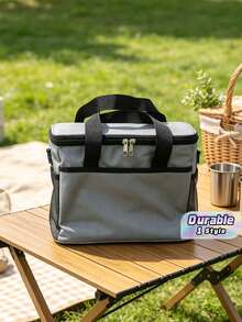Large-Capacity Padded Fabric Sewing Machine Storage Bag With Elastic Mesh Pocket, Portable Sewing Machine Case, Suitable For Brother, Singer, And Other Household Sewing Machines - Handmade Supplies Storage Bag - Multicolor - View 1