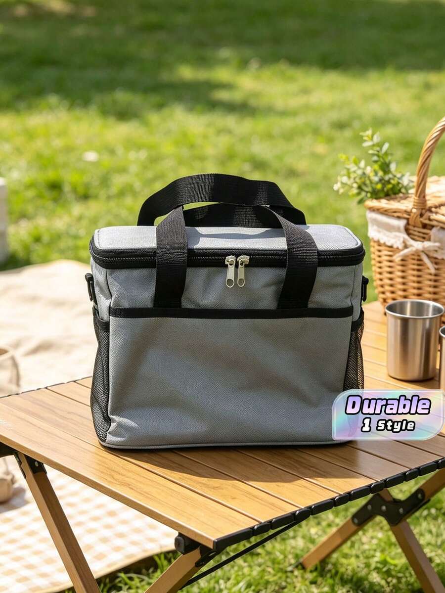 Large-Capacity Padded Fabric Sewing Machine Storage Bag With Elastic Mesh Pocket, Portable Sewing Machine Case, Suitable For Brother, Singer, And Other Household Sewing Machines - Handmade Supplies Storage Bag - Multicolor - View 1