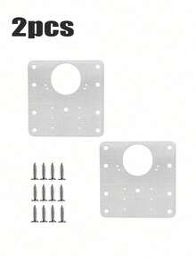 Stainless Steel Hinge Repair Plate, Wardrobe Cabinet Door Hinge Fixing Mounting Bracket For Installation And Reinforcement - Silver - View 16