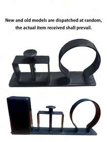 Hair Dryer Stand, Wall-Mounted Non-Drilling Bathroom Hair Dryer Storage Rack, Straightener Electric Clamp Iron Storage Rack, Hair Curler Storage Rack For Barber Shops In Bathrooms, Hair Dryer Ironing Board Stand, Bathroom Accessories - Multicolor - View 9