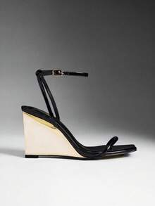 SHUZIA Women Platforms & Wedge Sandals - Black - View 2