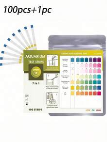 50/100 Pcs Aquarium Water Test Strips, Test PH, Alkalinity, Nitrite, Nitrate, Chlorine, Carbonate & Hardness, Suitable For Aquariums, Swimming Pools And Hot Springs - Water Test Strips - View 13