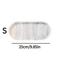 1 PC Oval Silicone, Storage Tray, Aromatherapy Jewelry Storage Tray, Suitable For Living Room, Kitchen, Bathroom, Vanity Storage Decoration - Multicolor - View 17