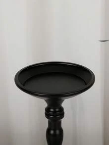 3 Sizes Black Metal Pillar Candle Holders, European Vintage Candlestick Holders, Light Luxury Table Centerpiece Decor For Wedding, Dinner, Home Living Room Decor - multicolor - View 7