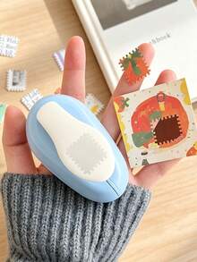 1-Piece Stamp Embosser, Stamp Bullet Journal Hole Punch, Creative DIY Embossing Tool, And A Supplies‑Collecting Tool For Your Planner. - blue - View 3