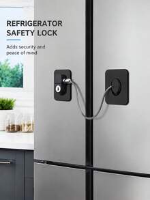 One-Piece/Two Pieces Safety Locks, Advanced Protection Locks, Multi-Functional Cabinet Door Locks, Window Locks, Refrigerator Latches, Child Safety Locks For Doors And Windows. - multicolor - View 5