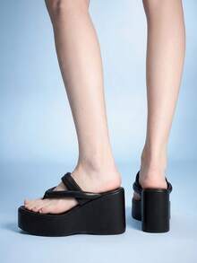 Sugerpunk Women Platforms & Wedge Sandals - Black - View 10