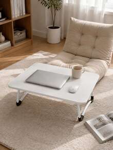 Foldable Laptop Desk For Bed, Study Work Table For Bedroom & Balcony - Multicolor - View 7