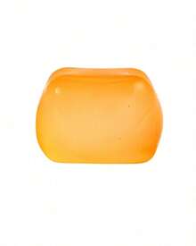1pc Orange Ice Cube Shape Squishy Stress Relief Cube,TPR Shell With Maltose Filling, 6cm Slow Rebound Hand Squeeze Cube, Stretchy Pinchable Desktop Hand Squeeze Accessory - Multicolor - View 12
