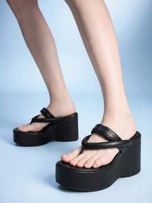 Sugerpunk Women Platforms & Wedge Sandals - Black - View 7
