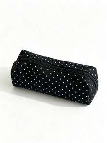 Campus Polka Dot Pencil Case, Large Capacity Stationery Storage Bag, Multifunctional Pen Box For Office Supplies & Travel Makeup, Essential For Students & Adults Daily Use - multicolor - View 17