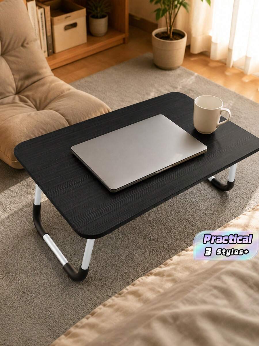Foldable Laptop Desk For Bed, Study Work Table For Bedroom & Balcony - Multicolor - View 1