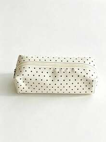 Campus Polka Dot Pencil Case, Large Capacity Stationery Storage Bag, Multifunctional Pen Box For Office Supplies & Travel Makeup, Essential For Students & Adults Daily Use - multicolor - View 19