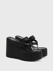 Sugerpunk Women Platforms & Wedge Sandals - Black - View 3