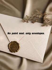 100 Pack Linen Textured Paper Envelopes, Without Paint‑Seal, For Invitations, Greeting Cards, Weddings & Daily Office Use - Beige - View 2