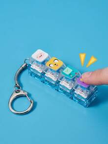ADVENTURE TIME X Joivida 可愛卡通鋅合金吊飾，適用於鍵盤、包包、紀念品與收藏品，適合錢包與書包，理想禮物 - 彩色 - 查看 2