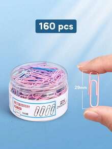 Paper Clips, Loose Bookmarks, Plastic Packaging, Colored Paper Clips, Adhesive Packaging, Return Needles, Office Supplies - Multicolor - View 17