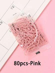 Paper Clips, Loose Bookmarks, Plastic Packaging, Colored Paper Clips, Adhesive Packaging, Return Needles, Office Supplies - Multicolor - View 11