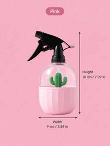 Joivida 1/2Pcs Plastic Watering Sprinkler Can, Cactus Shaped Watering Can, Small Pneumatic Watering Spray Bottle, Suitable For Gardening, Disinfection Sprayer - multicolor - View 13