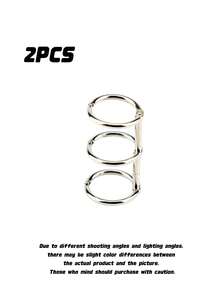 20/15/10/2Pcs Silver Metal 3-Ring Binder, 0.8 Inch Inner Diameter Loose Leaf Folder, Perfect For Notebooks, Photo Albums And DIY Travel Journals, Back To School Essential Supplies - Silver - View 9
