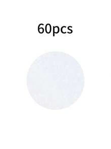 Round Anti-Slip Mat Sticker, Double-Sided Grip Tape For Bed Sheets & Rugs, No-Slip Sofa Cover Fixer, White (1 Pair/2pcs) - White - View 9