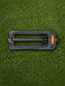 1Pc 19‑Hole Adjustable Lawn Sprinkler Head, Rotating Garden Watering System With Universal Connector, Durable Plastic Irrigation Sprayer For Garden & Yard Watering - A - View 5