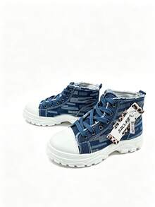 Pair Of Casual High-Function Multi-Purpose Sports Shoes, Stylish And Comfortable Outdoor Sports Sneakers - Dark Blue - View 5