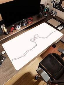 1PC Large Non Slip Rubber Durable Smooth Digital Cartoon Bow Ribbon Pattern Mouse Pad Desk Mat For Gaming Laptop Computer Office Christmas Birthday Gift RV Home Decor - bow - View 3