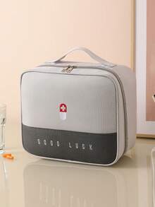 Found Favorite Medical Travel Portable Medicine Storage Bag First Aid Kit Home Waterproof Large Capacity Medicine Bag - Grey - View 4