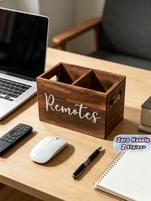 1 hộp lưu trữ nhiều ngăn dung tích lớn tiết kiệm không gian, bộ sắp xếp tháo rời cho điều khiển từ xa, mỹ phẩm, văn phòng phẩm, trang trí đa năng unisex cho phòng ngủ, tủ đầu giường, phòng khách, phòng tắm, văn phòng, phụ kiện gia dụng mùa tựu trường - Nhiều màu - Xem 1