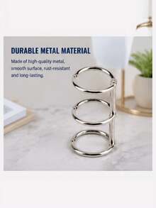 20/15/10/2Pcs Silver Metal 3-Ring Binder, 0.8 Inch Inner Diameter Loose Leaf Folder, Perfect For Notebooks, Photo Albums And DIY Travel Journals, Back To School Essential Supplies - Silver - View 7