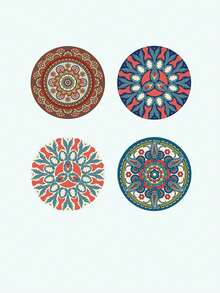 Heat Resistant Tea Mat, Coaster, Insulation Mat, Dining Table Mat, Plate Mat - Multicolor - View 11