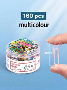 Paper Clips, Loose Bookmarks, Plastic Packaging, Colored Paper Clips, Adhesive Packaging, Return Needles, Office Supplies - Multicolor - View 18