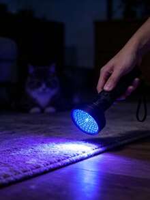 Ultraviolet Blacklight Flashlight, High Power LED Handheld UV Flashlight, Upgraded High Brightness Blacklight Detector, Can Be Used To Detect Dog Urine, Scorpions And Bed Bugs - violet light - View 9