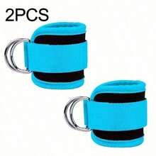 1/2pcs Ankle Strap For Rope Equipment And Resistance Bands, D-Shaped Loop Ankle Strap, Adjustable Looseness, For Home, Gym, And Leg Muscle Training - Multicolor - View 15