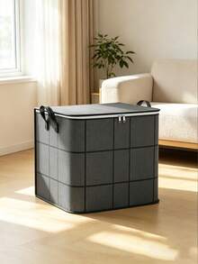 1/5Pcs Large Window Grid Moving Storage Bags – Heavy Duty Thickened Tote With Reinforced Handles, 3 Sizes For Clothes Bedding Packing, Durable Storage Solution For Moving, Dorm, Travel - Multicolor - View 7