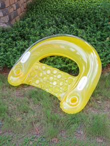 1pc Candy Color U-Shaped Inflatable Pool Float, Adult Floating Lounger Chair For Summer Beach Swimming, Durable PVC Pool Accessory, Great For Party Relaxation - Multicolor - View 15