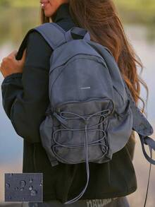 GLOWMODE Medium 10L DailyMotion Water-Resistant Backpack Bag With Side Pockets External Zip Pocket Button Closure Reflective Daily Casual Hiking Outdoor - graphite - View 1