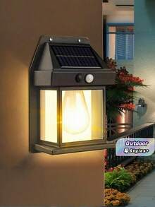 Lihangstar 1/2/4/8 Pieces Outdoor Solar Wall Lights With Motion Sensor, 3 Lighting Modes, Solar Flood Lights, Suitable For Garden, Outdoors, Corridor, Entrance, Garage, Street, And Emergency Use - Solar induction wall lamp - View 2