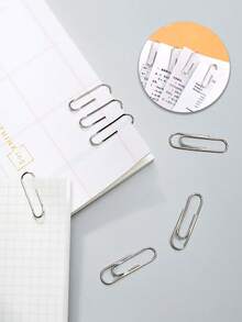 Paper Clips, Loose Bookmarks, Plastic Packaging, Colored Paper Clips, Adhesive Packaging, Return Needles, Office Supplies - Multicolor - View 3