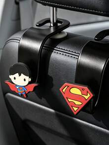 BATMAN X SHEIN 汽車座椅靠背掛鉤 - Superman - 查看 2