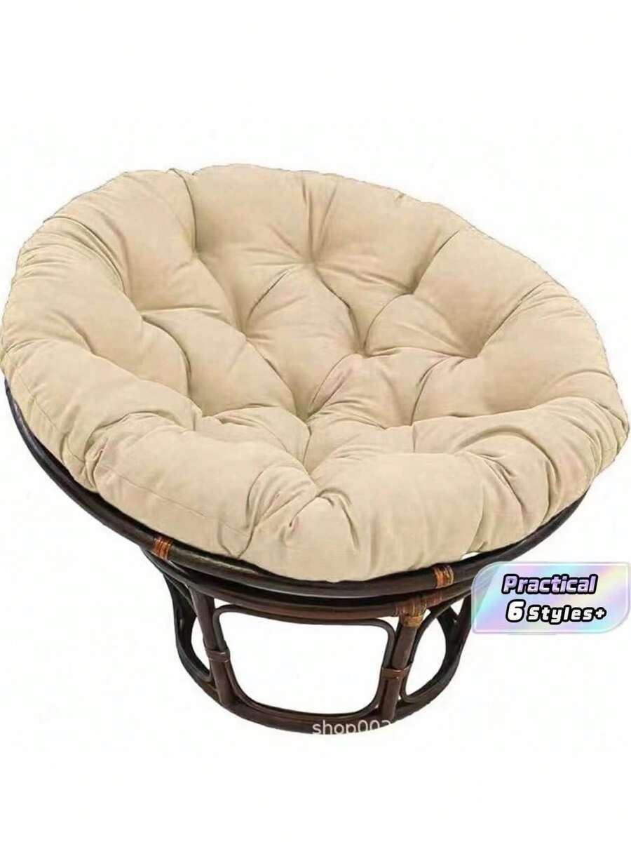 1PC Summer Soft Outdoor Chair Cushion - Perfect For Patio Chairs And Swings, Easy To Clean, Ideal Garden Comfort - Cushion - View 1